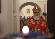 Епископ Мстислав совершил пасхальную Великую вечерню в Тихвинском Богородичном Успенском мужском монастыре - 03.05.2021
