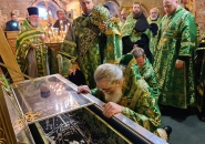 Епископ Мстислав совершил Божественную Литургию в Антониево-Дымском мужском монастыре - 07.07.2022