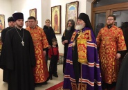 Преосвященнейший Мстислав, епископ Тихвинский и Лодейнопольский, совершил Божественную Литургию в городе Кировске  - 09.02.2020