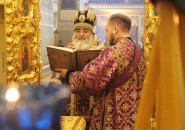 Епископ Мстислав совершил Божественную Литургию в Свято-Троицком Александра Свирского мужском монастыре - 11.04.2021