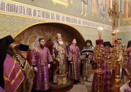 В Великий Четверток епископ Мстислав совершил Божественную Литургию в Свято-Троицком Александра Свирского мужском монастыре – 13.04.2023