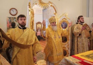 Епископ Мстислав совершил Божественную Литургию в деревне Пидьма - 13.12.2020