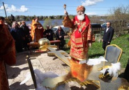Епископ Мстислав совершил Божественную Литургию в деревне Иссад - 14.05.2022