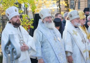 Епископ Мстислав сослужил Святейшему Патриарху Кириллу в Александро-Невской лавре – 15.10.2019