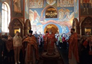 Епископ Мстислав совершил Божественную Литургию в городе Кириши - 15.05.2022