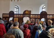 На Вход Господень в Иерусалим беженцы из Мариуполя приняли участие в праздничном богослужении - 17.04.2022