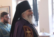 Епископ Мстислав совершил Божественную Литургию в поселке Свирьстрой - 17.04.2021