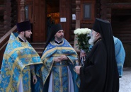 Епископ Мстислав совершил Божественную Литургию в Волхове - 19.02.2022