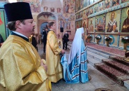 Митрополит Варсонофий совершил Божественную Литургию в Свято-Троицком Александра Свирского мужском монастыре - 19.09.2021