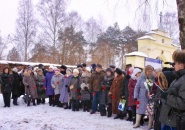 В Тихвине почтили память жителей блокадного Ленинграда, погибших при эвакуации