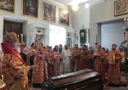 Епископ Мстислав совершил отпевание протоиерея Алексия Качапкина - 20.05.2021