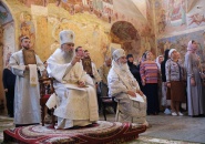 Митрополит Варсонофий совершил Божественную литургию в Александро-Свирском монастыре - 21.08.2022