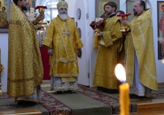 Епископ Мстислав совершил Божественную Литургию на подворье Антониево-Дымского мужского монастыря в Санкт-Петербурге -24.07.2022