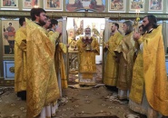 Епископ Мстислав совершил Божественную Литургию в городе Отрадное - 25.11.2020