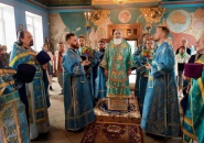 Епископ Мстислав совершил Божественную Литургию в Волхове - 29.08.2022