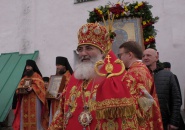 Епископ Мстислав совершил Божественную Литургию в Свято-Троицком Александра Свирского мужском монастыре - 30.04.2020