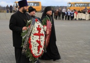 Тихвинская епархия приняла участие в Дне памяти сожжённых фашистскими оккупантами деревень Ленинградской области